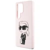 Eredeti Pouch KARL LAGERFELD Szilikon Graffiti Ikonik Nyomtatott Logó MagSafe Samsung Galaxy S25 Ultra pink tok thumbnail