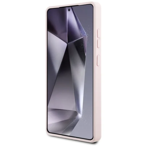 Eredeti Pouch KARL LAGERFELD Szilikon Graffiti Ikonik Nyomtatott Logó MagSafe Samsung Galaxy S25 Ultra pink tok - 5