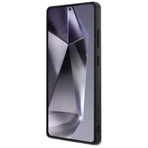 Eredeti BMW Bőr Nagy Méretű Csíkok MagSafe Samsung Galaxy S25 Ultra tok fekete - 5