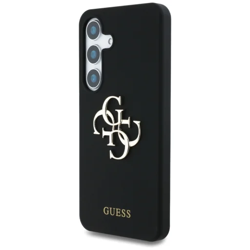 Original GUESS Szilikon Big 4G Logo Bottom Script Samsung Galaxy S25 tok - 2