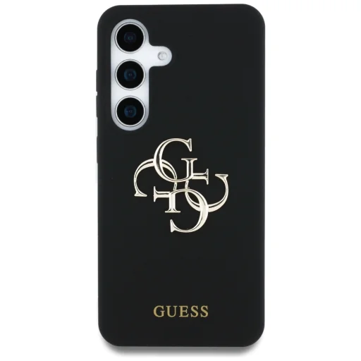 Original GUESS Szilikon Big 4G Logo Bottom Script Samsung Galaxy S25 tok - 3