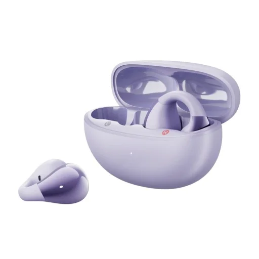 QCY T33 TWS Bluetooth Fülhallgató (lila) - 1