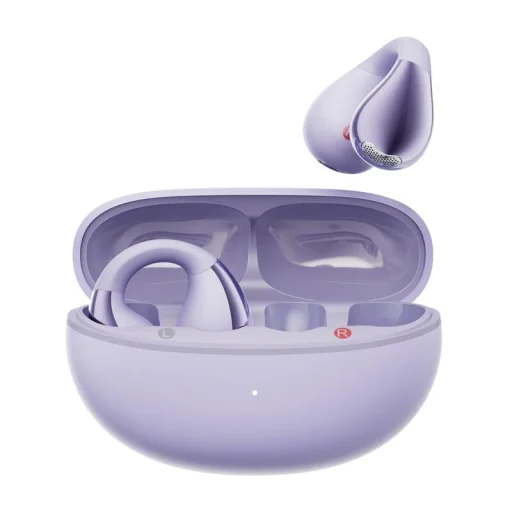 QCY T33 TWS Bluetooth Fülhallgató (lila) - 4