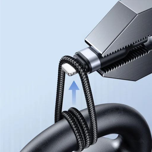 Joyroom Multi-Use Series S-A18 4 az 1-ben USB-A – USB-C / USB-C / Lightning / micro USB kábel 1,2 m – fekete - 5