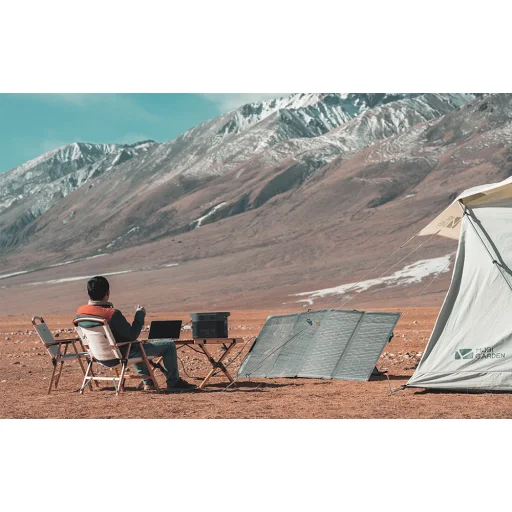 EcoFlow 220 W-os bifaciális hordozható napelem - 5