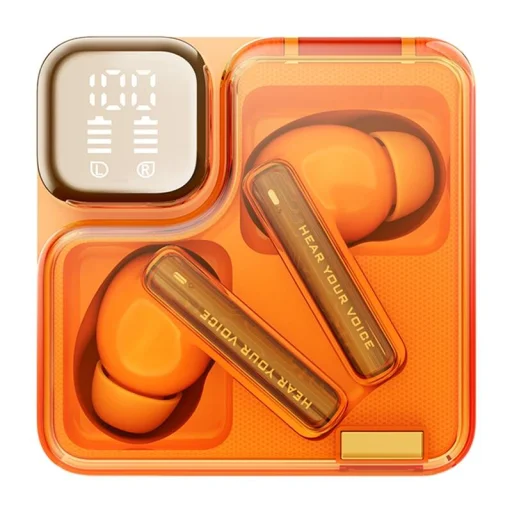  QCY T31 TWS Bluetooth fülhallgató (narancs) - 3