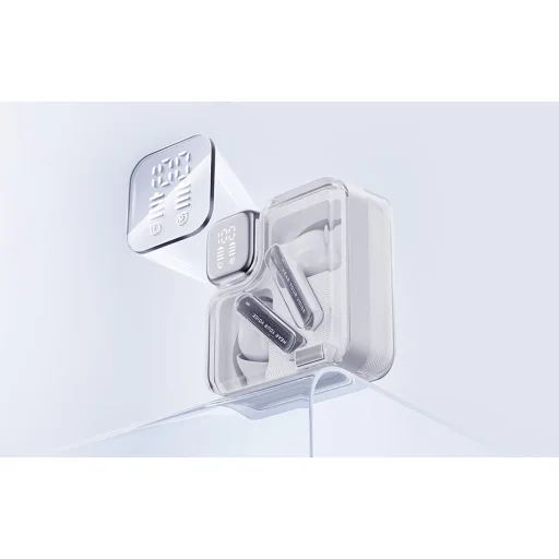  QCY T31 TWS Bluetooth fülhallgató (narancs) - 6