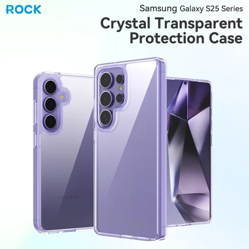 Rock Crystal Átlátszó Sorozat tok Samsung Galaxy S25 Ultra átlátszó tok - 2