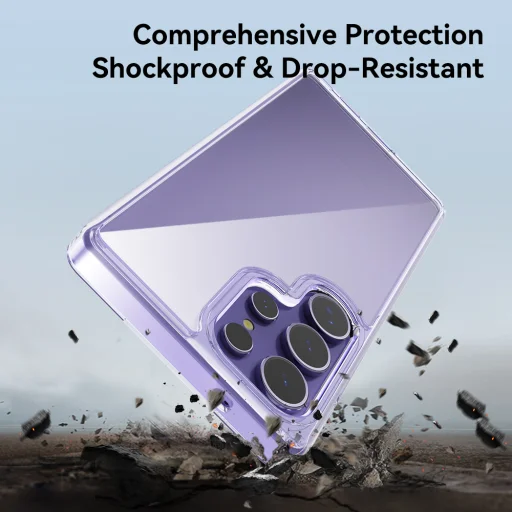 Rock Crystal Átlátszó Sorozat tok Samsung Galaxy S25 Ultra átlátszó tok - 5