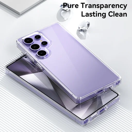 Rock Crystal Átlátszó Sorozat tok Samsung Galaxy S25 Ultra átlátszó tok - 4