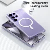 Rock Crystal Transparent Series mágneses tok Samsung Galaxy S25 átlátszó tok thumbnail