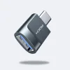 Rock Adapter CA03 - USB (női) to Type C (férfi) - sötétszürke thumbnail