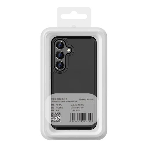 Rock Guard Touch Matte Sorozat tok Samsung Galaxy S25 Ultra szürke - 7