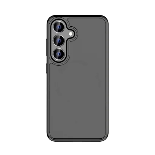 Rock Guard Touch Matte széria tok Samsung Galaxy S25-höz szürke - 1