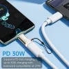 Rock Adapter L12 - Type C (női) to Lightning (férfi) - PD 30W titán thumbnail