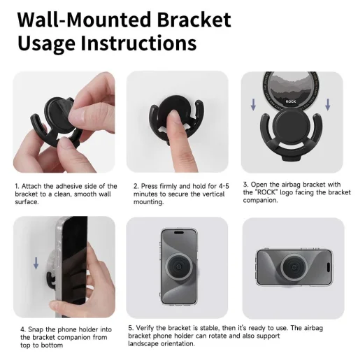 Rock PopSocket Boogie Pure Series mágneses fekete - 17