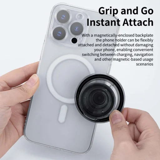 Rock PopSocket Boogie Pure Series mágneses fekete - 9