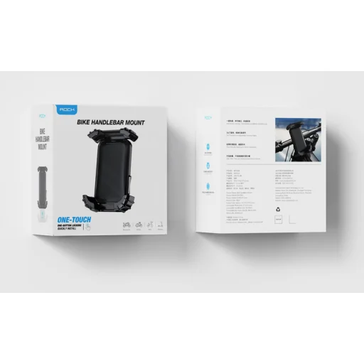 Rock kerékpár telefon tartó kormányra fekete - 16