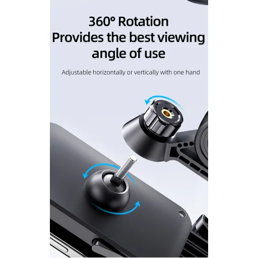 Rock kerékpár telefon tartó kormányra fekete - 8