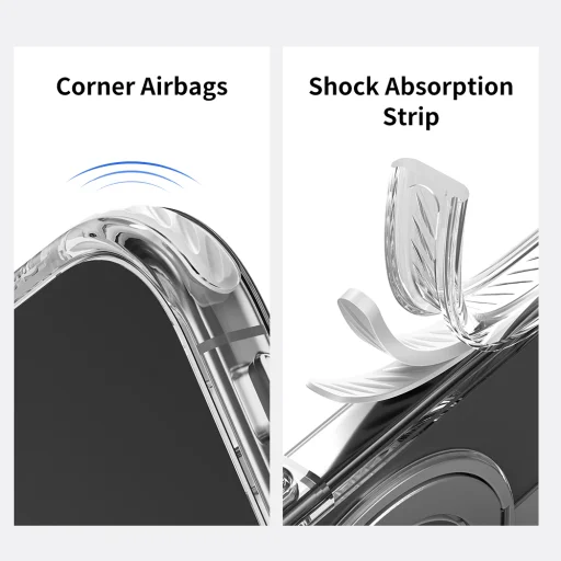 Rock Rotating Stand Crystal Series Magnetic for Iphone 16 black - 13