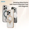 Rock Rotating Stand Soft Touch Series mágneses tok iPhone 16 Pro arany - 5