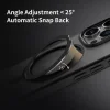 Rock Rotating Stand Soft Touch Series mágneses tok iPhone 16 Pro arany - 9