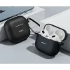 Rock szilikontok AirPods 3-hoz karabinerrel fekete thumbnail