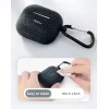 Rock szilikontok AirPods 3-hoz karabinerrel fekete thumbnail