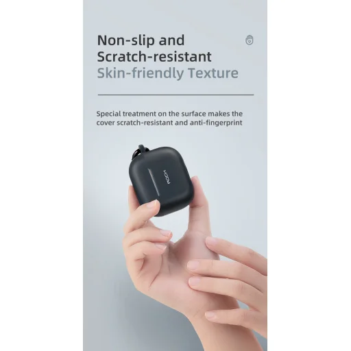 Rock szilikontok AirPods 3-hoz karabinerrel fekete - 5