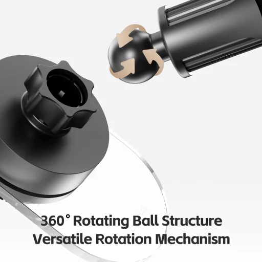 Rock mágneses autós tartó W36 Qi2 indukciós légkimeneti fekete, - 6