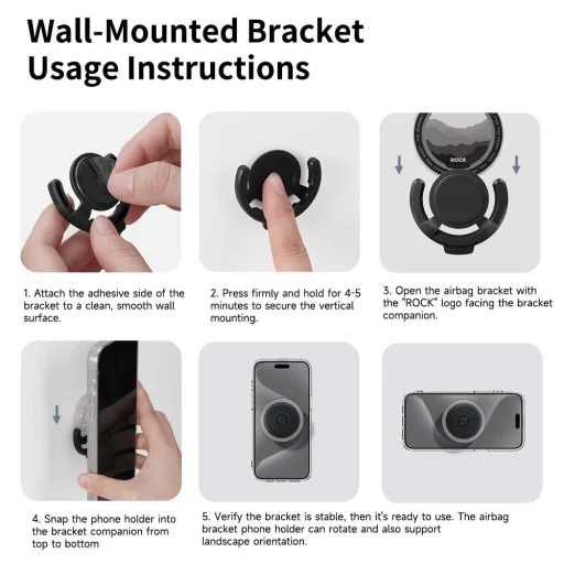 Rock PopSocket Boogie Serenity Series mágneses fekete - 17