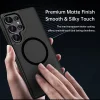 Rock Guard Touch Matte sorozat mágneses tok Samsung Galaxy S25 szürke tok - 4