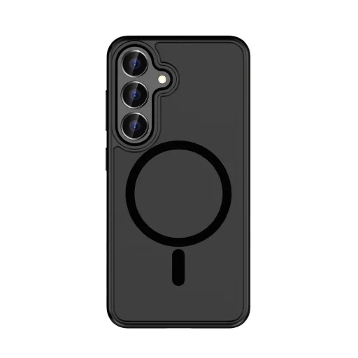 Rock Guard Touch Matte Series mágneses tok Samsung Galaxy S25-höz fekete tok - 1