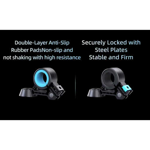 Rock kerékpár telefon tartó kormányra fekete - 11