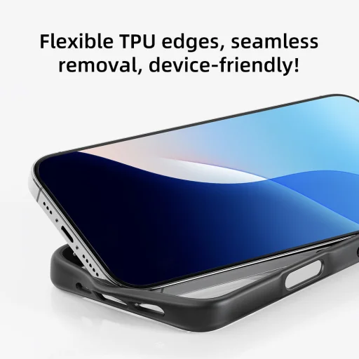 Rock Guard Series tok iPhone 16 Pro Max átlátszó-szürke - 6