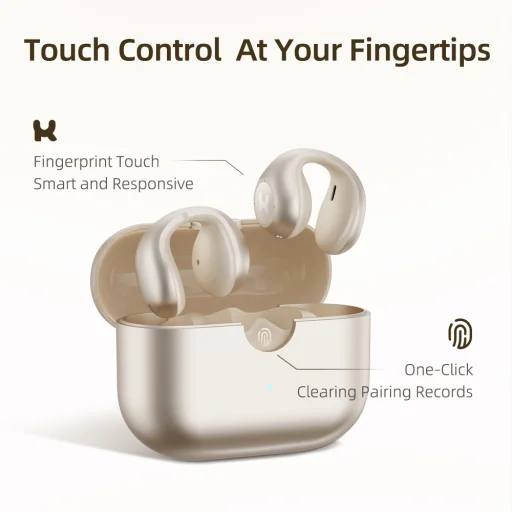 Rock Bluetooth fülhallgató OWS Sound EarCuffs Pro fekete - 15