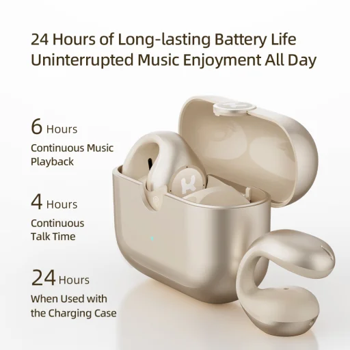 Rock Bluetooth fülhallgató OWS Sound EarCuffs Pro fekete - 16