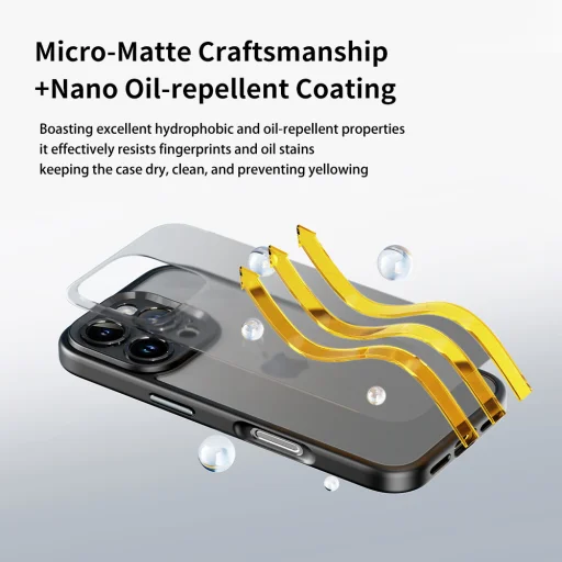 Rock Guard Matt Sorozat iPhone 16 Pro Max kék tok - 3