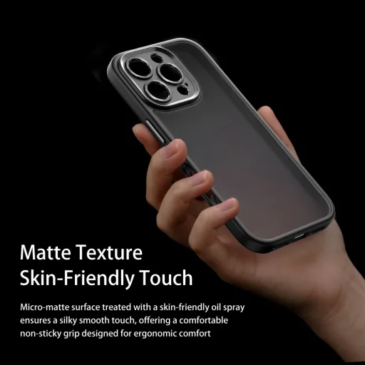 Rock Guard Matt Sorozat iPhone 16 Pro Max kék tok - 5