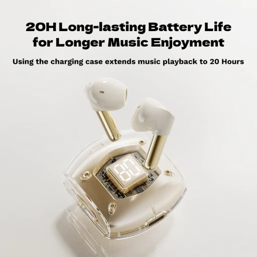 Rock Bluetooth fülhallgató TWS Air Bubble rózsaszín - 12