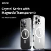 Rock Crystal sorozat mágneses tok iPhone 16 Plus átlátszó tok thumbnail