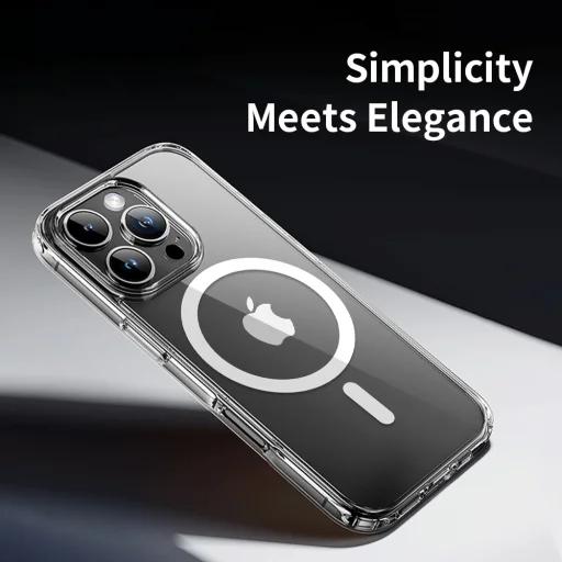 Rock Crystal sorozat mágneses tok iPhone 16 Plus átlátszó tok - 6