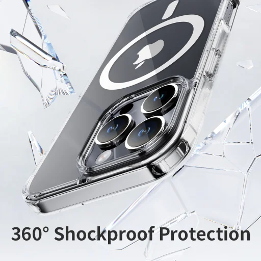 Rock Crystal sorozat mágneses tok iPhone 16 Plus átlátszó tok - 9