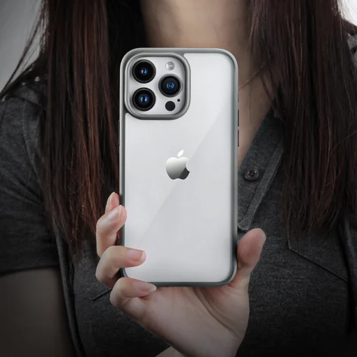 Rock Guard Series tok iPhone 16 Pro Max átlátszó-fekete - 6