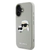  iPhone 16 Bézs Karl Lagerfeld 3D Rubber Double Heads tok thumbnail
