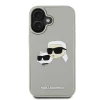  iPhone 16 Bézs Karl Lagerfeld 3D Rubber Double Heads tok thumbnail
