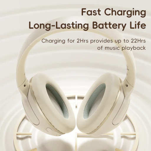 Rock Headphones O3 ANC bluetooth világosszürke - 2