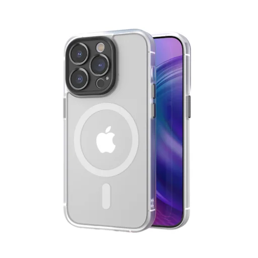 Rock Guard Touch Matte Series Mágneses Tok iPhone 14 Pro fehér tok - 1