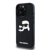  iPhone 16 Pro Karl Lagerfeld 3D Rubber Double Heads fekete tok thumbnail