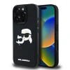  iPhone 16 Pro Max Fekete Karl Lagerfeld 3D Rubber Double Heads tok